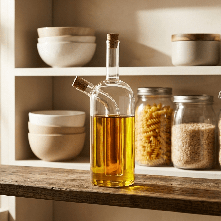 Galheteiro Duplo em vidro borossilicato 500ml UTILIA - Gato Preto