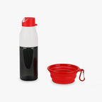 Garrafa com Bebedouro para Animal PAWRENTS - Gato Preto