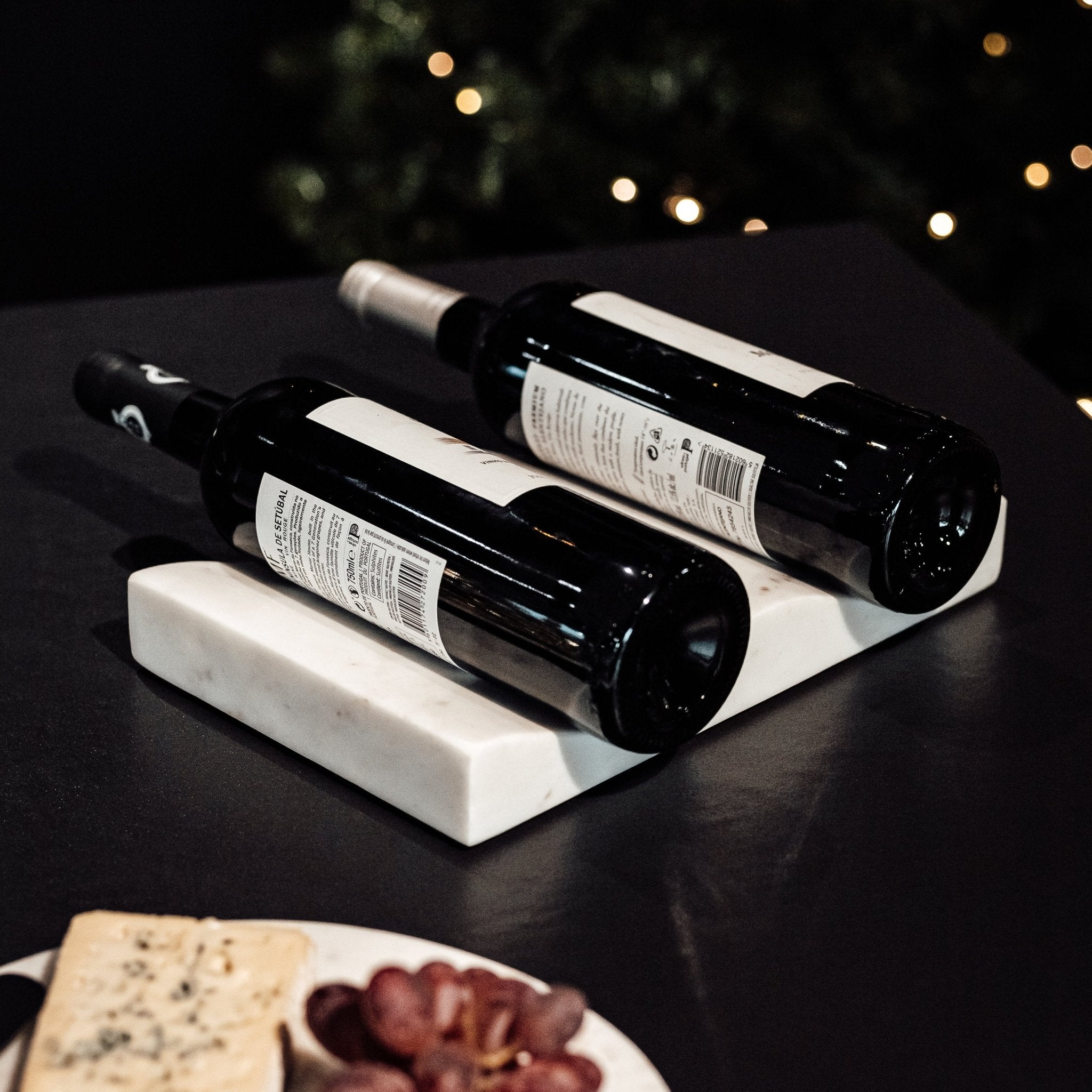 Garrafeira em Mármore Branco MARBLE - Gato Preto