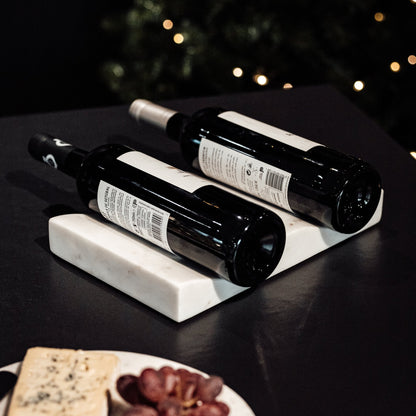 Garrafeira em Mármore Branco MARBLE - Gato Preto