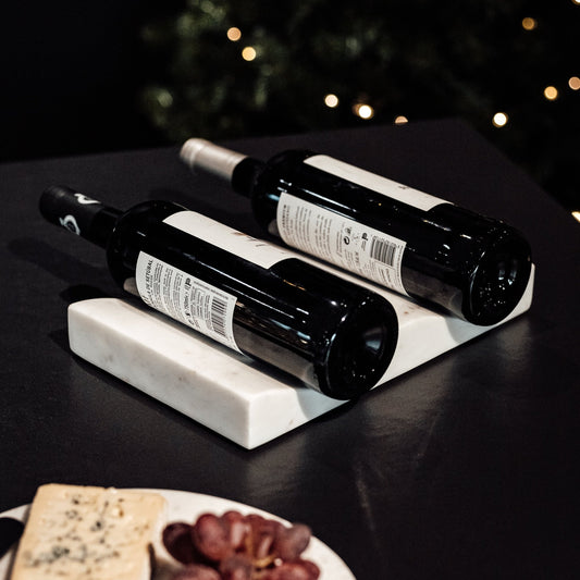 Garrafeira em Mármore Branco MARBLE - Gato Preto