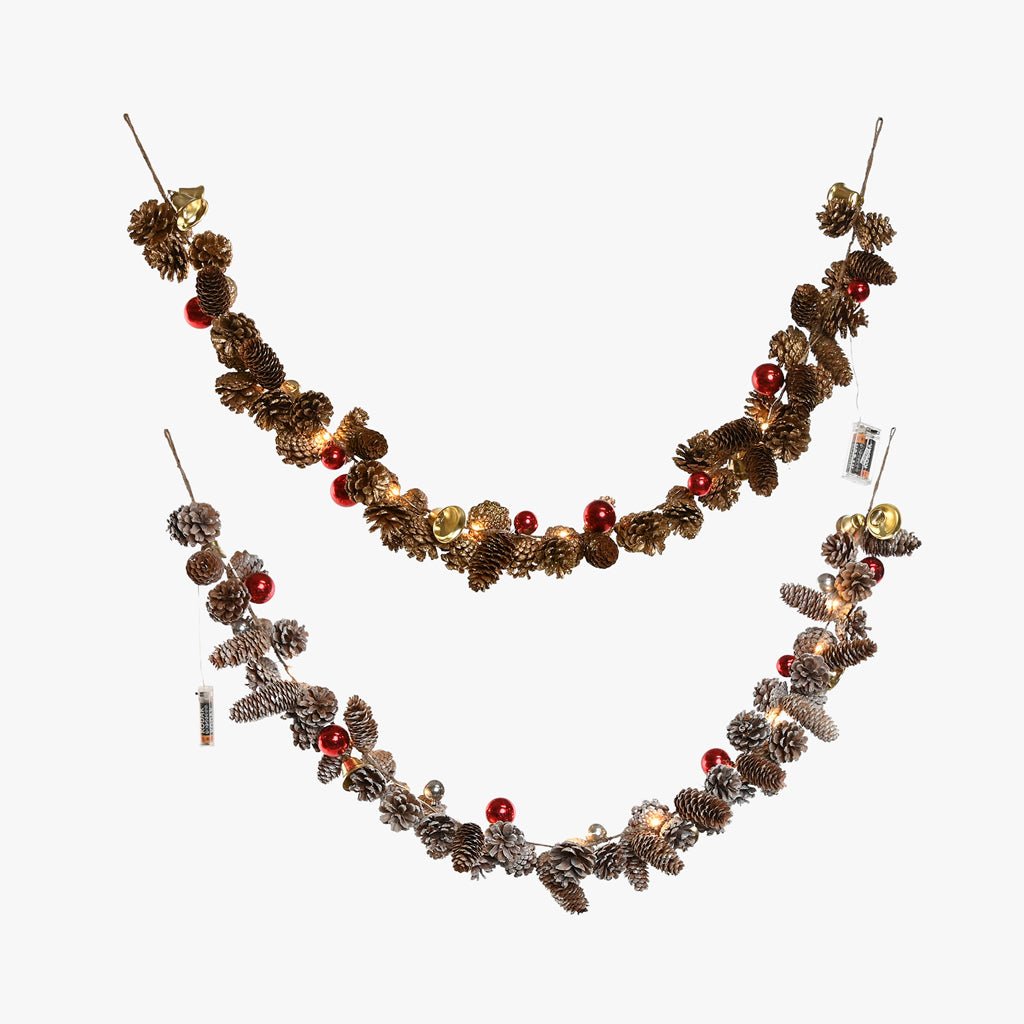 Grinalda Pinhas 120cm Sortido ALPINE - Gato Preto