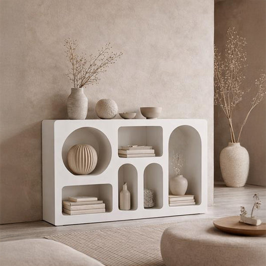 Buffet blanc 120x75 cm ZENA