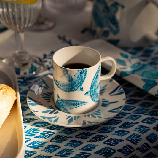 2 tazas de té BLUE BIRD