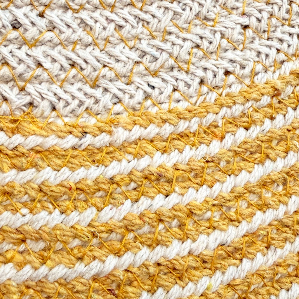 Individual Algodão Amarelo/Bege D40 - Gato Preto