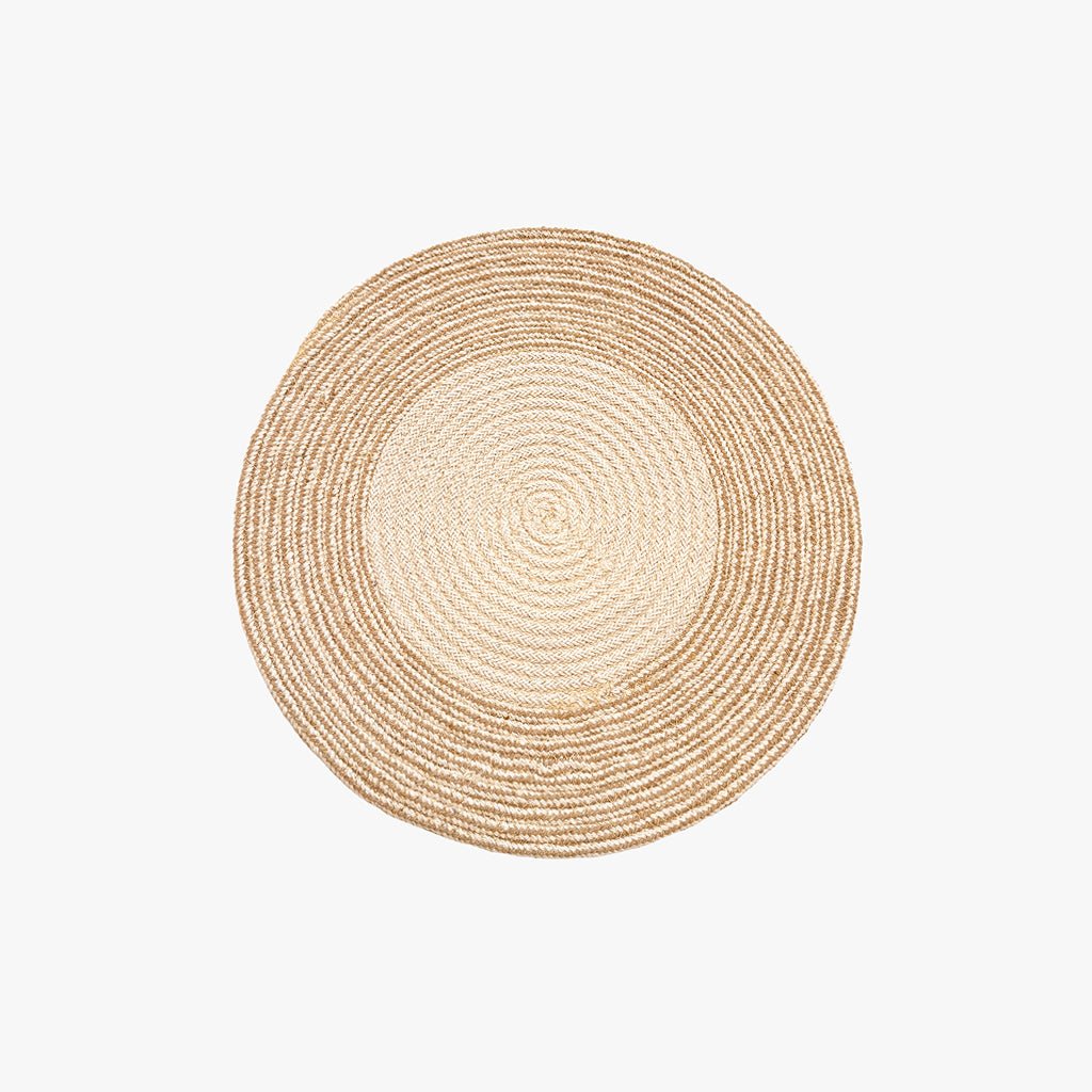 Individual Algodão Barra Bege/Branco D40 - Gato Preto