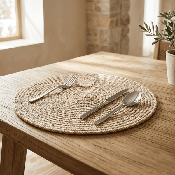 Individual Algodão Mescla Bege D40 - Gato Preto