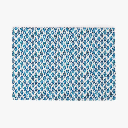 Individual de Algodão Retangular Folhas Azuis BLUE BIRD - Gato Preto