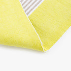 Individual de Algodão Riscas Amarelo e Bege 30x50 KERALA - Gato Preto