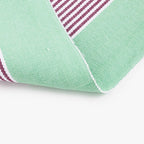 Individual de Algodão Riscas Violeta e Verde 30x50 KERALA - Gato Preto