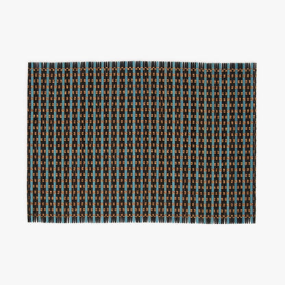 Individual de Bambu Azul e Preto LUGO - Gato Preto