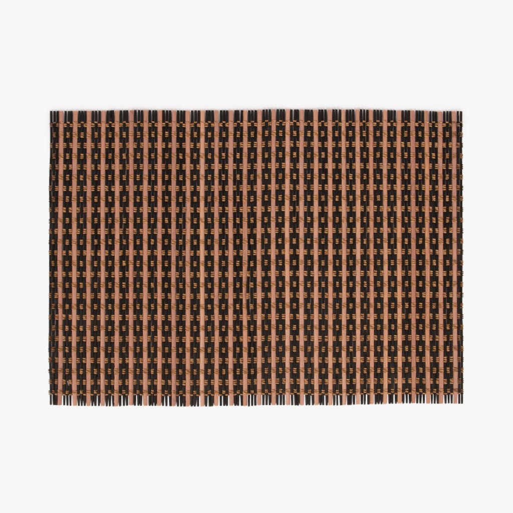 Individual de Bambu Bege e Preto LUGO - Gato Preto