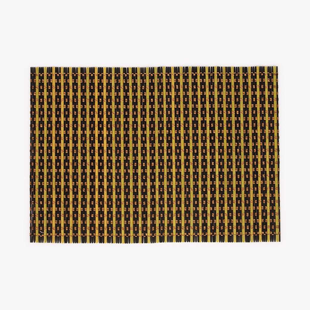 Individual de Bambu Verde e Preto LUGO - Gato Preto