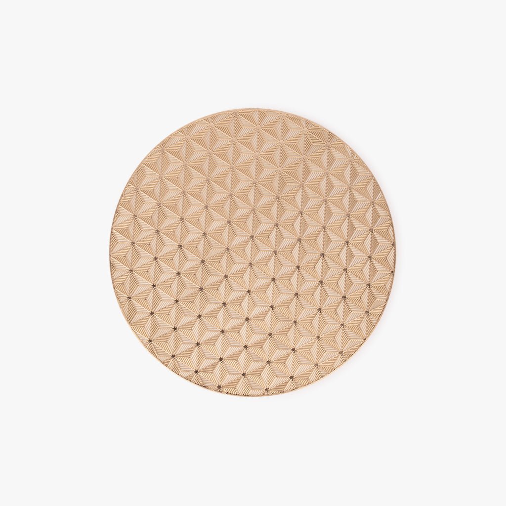 Individual Fios Dourado D38 FESTIVE - Gato Preto