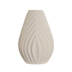 Jarra Ceramica bege e branca Gato Preto