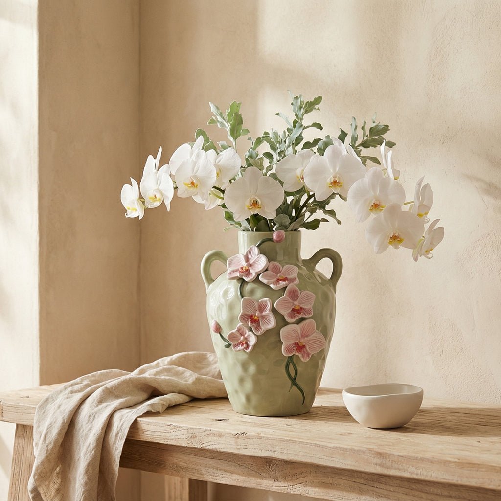 Jarra Orquidea 20cm - Gato Preto