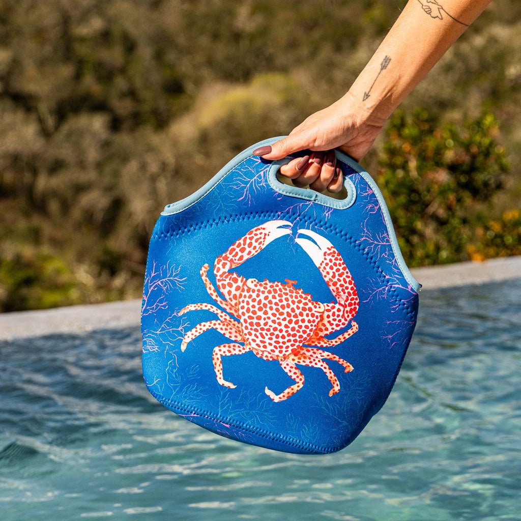 Lancheira Neoprene Carangueijo MEDITERRÂNEO - Gato Preto