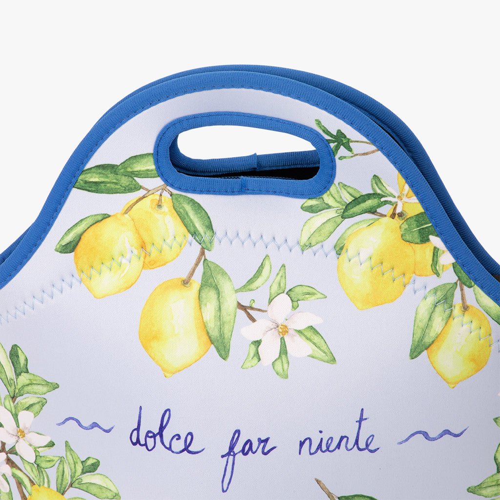 Lancheira Neoprene Limões SICÍLIA - Gato Preto