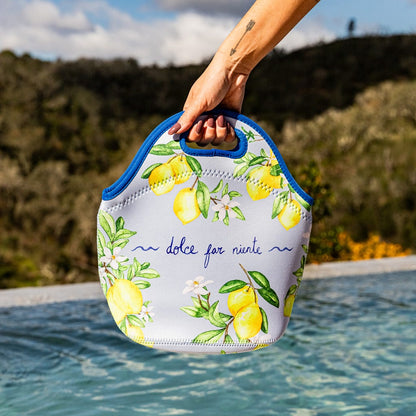 Lancheira Neoprene Limões SICÍLIA - Gato Preto