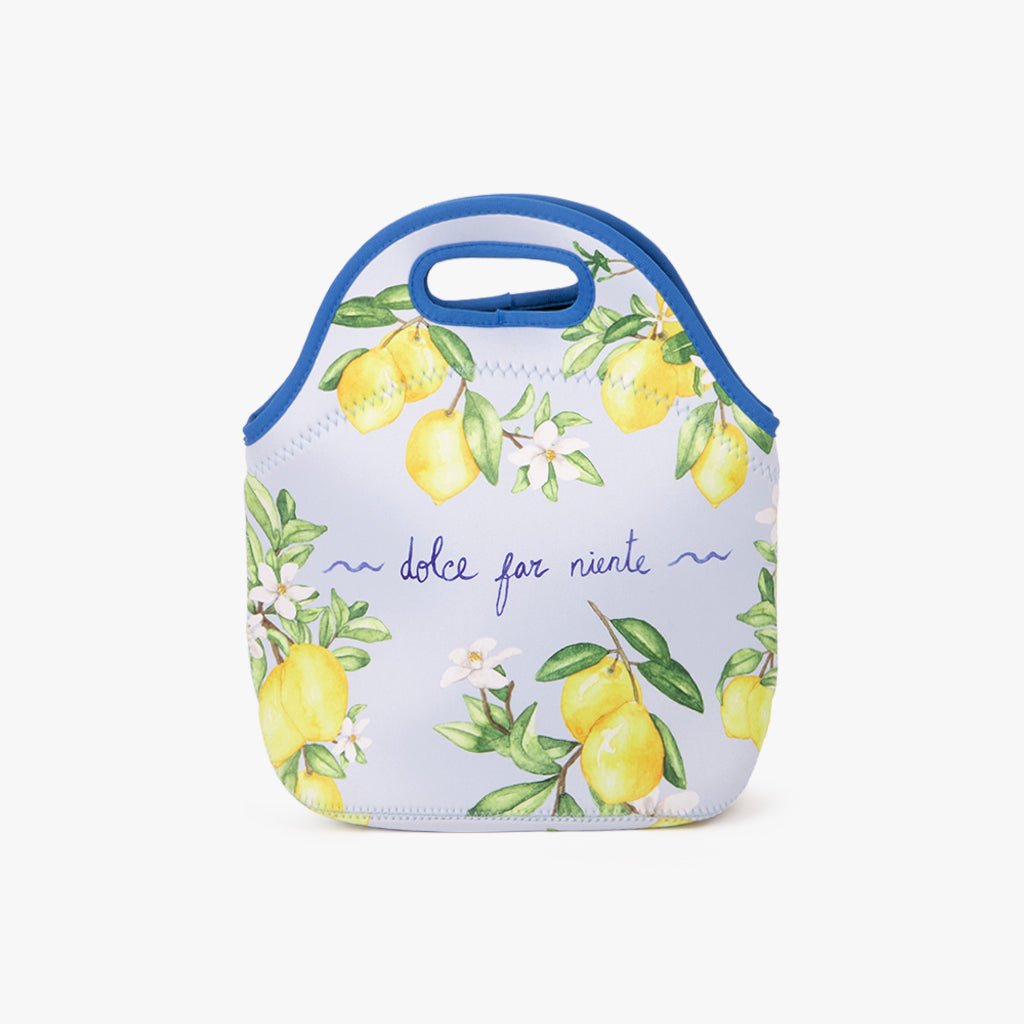 Lancheira Neoprene Limões SICÍLIA - Gato Preto
