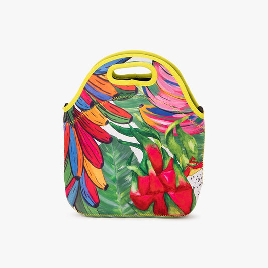 Lancheira Neoprene Multicolor TROPICAL - Gato Preto
