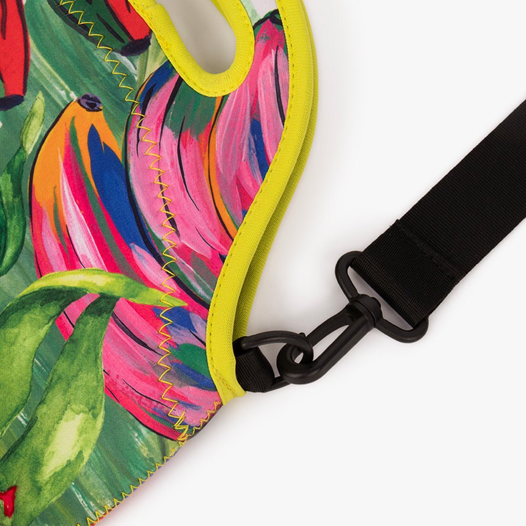 Lancheira Neoprene Multicolor TROPICAL - Gato Preto