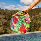Lancheira Neoprene Multicolor TROPICAL - Gato Preto