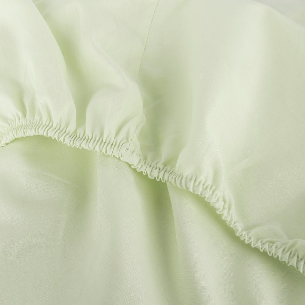 Lençol Ajustável 100% Algodão Percal Verde 90x200+30 SAMOA - Gato Preto