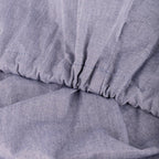 Lençol ajustável azul 160x200+30cm GRÀCIA - Gato Preto