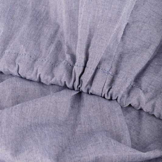 Lençol ajustável branco - Cama 80 (80x200+30cm) GRÀCIA - Gato Preto