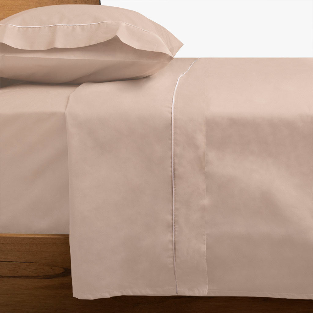 Lençol de Cima Algodão Percal Seixo 240x280 SAMOA - Gato Preto