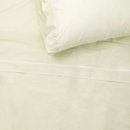 Lençol de Cima Algodão Percal Verde Claro 160x280 SAMOA - Gato Preto