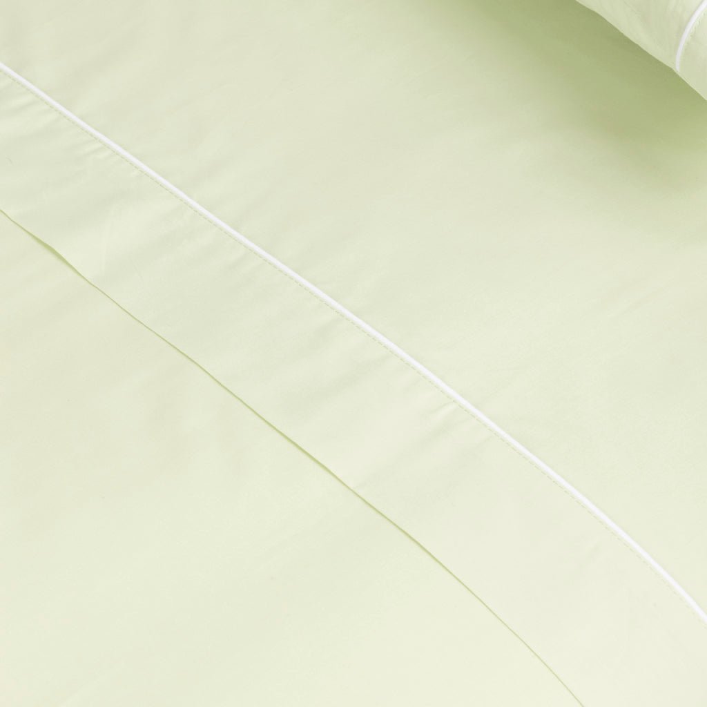 Lençol de Cima Algodão Percal Verde Claro 160x280 SAMOA - Gato Preto