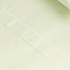 Lençol de Cima Algodão Percal Verde Claro 160x280 SAMOA - Gato Preto