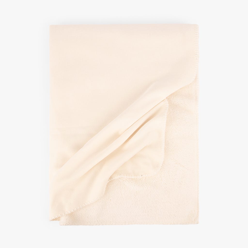 Manta Chenila Natural 170x220 ALASKA - Gato Preto