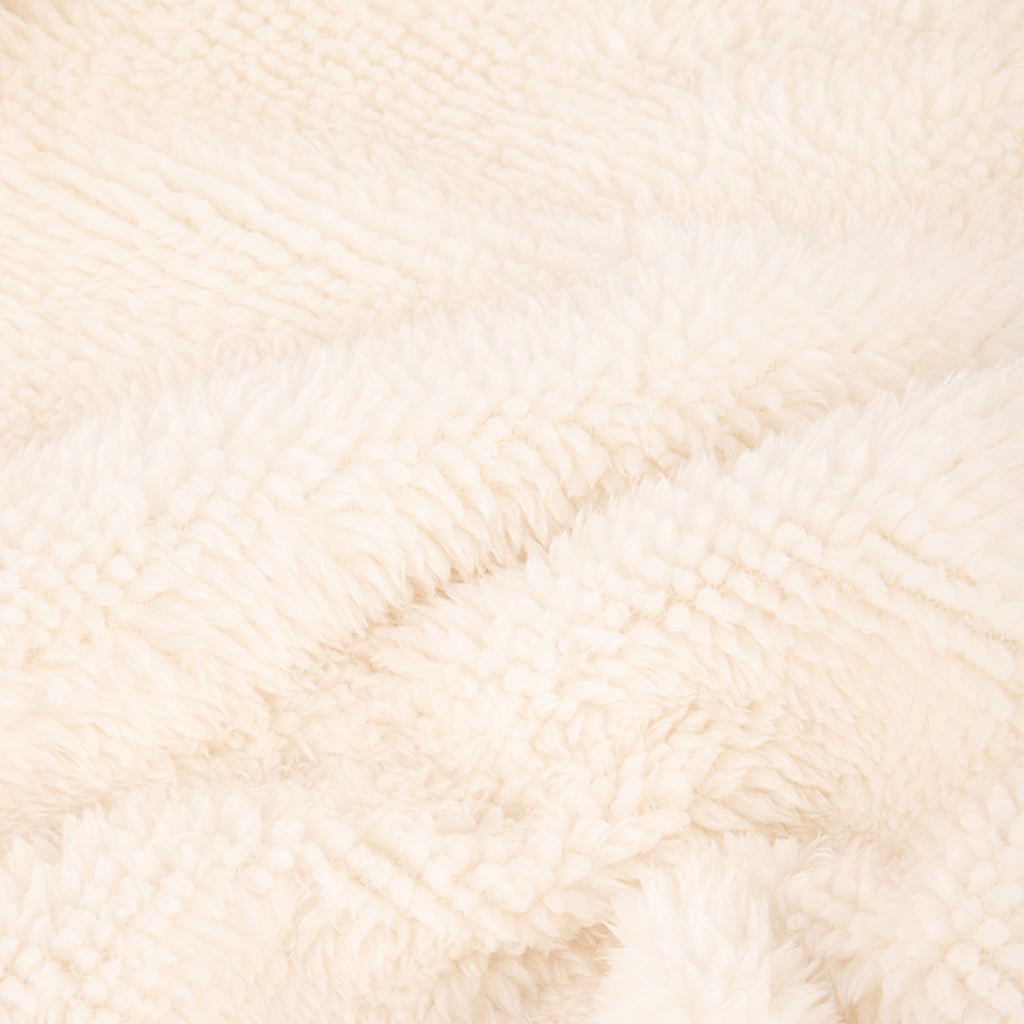 Manta Chenila Natural 170x220 ALASKA - Gato Preto