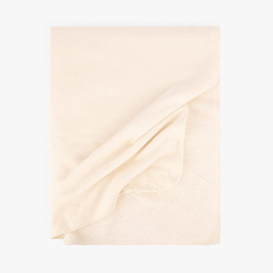 Manta Chenila Natural 240x220 ALASKA - Gato Preto