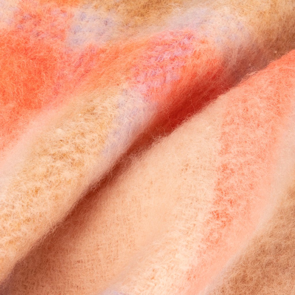 Manta de Acrílico com Franjas Multicolor WOODLAND - Gato Preto