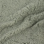 Manta de Tricot Trançando com Sherpa Verde ALASKA - Gato Preto