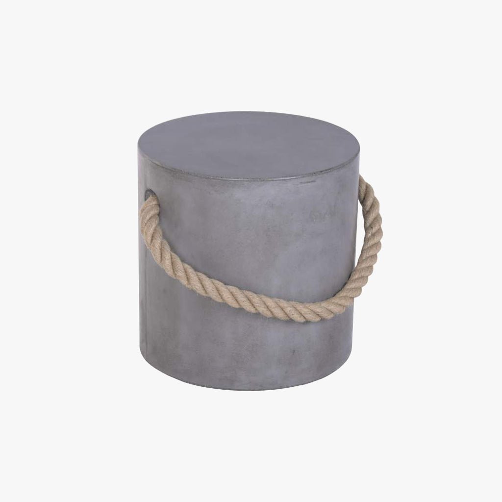 Mesa de Apoio Cimento Redonda Ø40x40 - Gato Preto