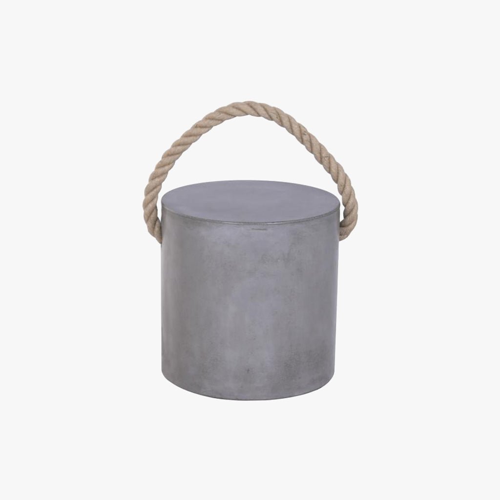 Mesa de Apoio Cimento Redonda Ø40x40 - Gato Preto
