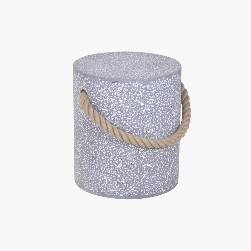Mesa de Apoio Cimento Redonda Ø40x45 - Gato Preto
