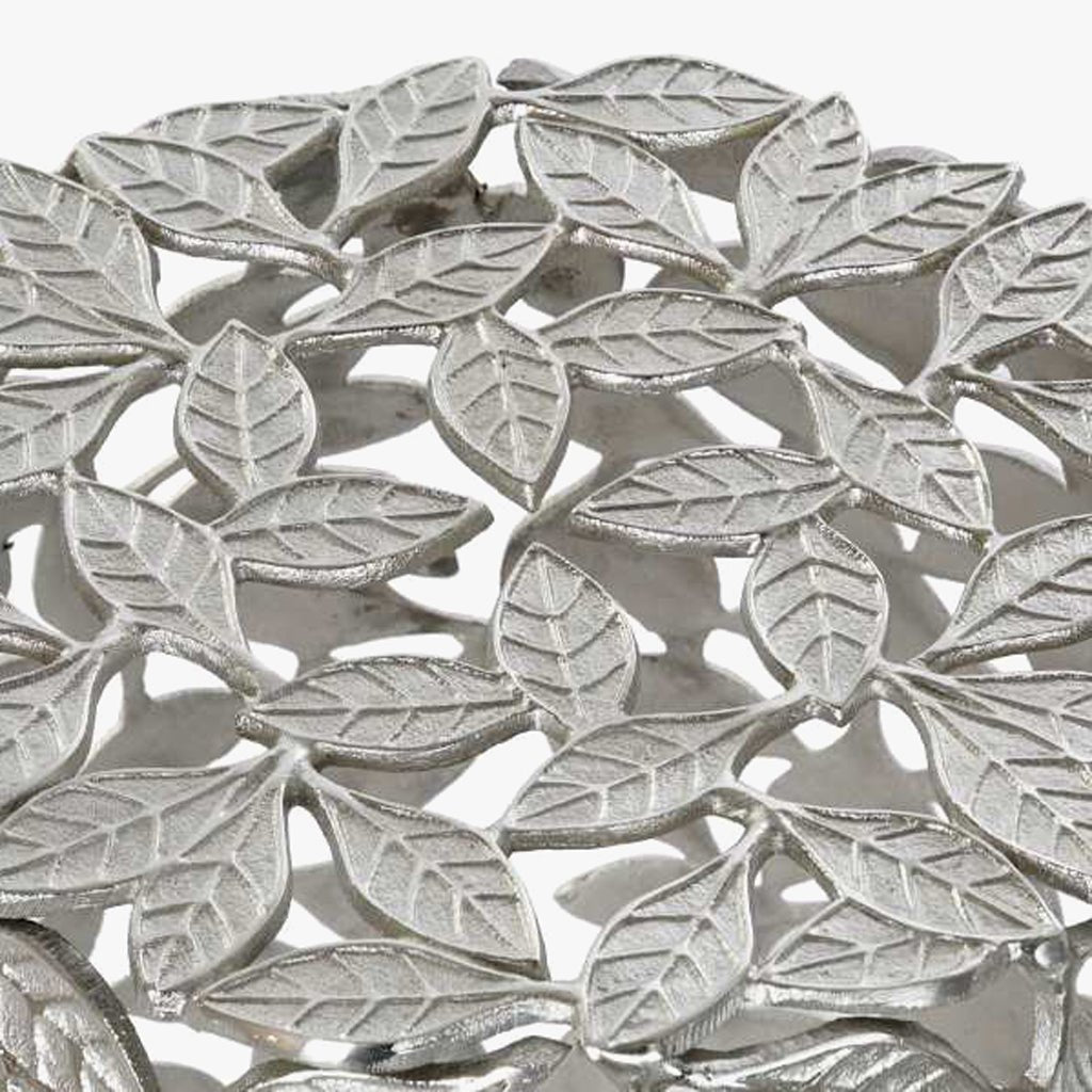 Mesa de Apoio Folhas em Alumínio 45x30x45 JASMIN - Gato Preto