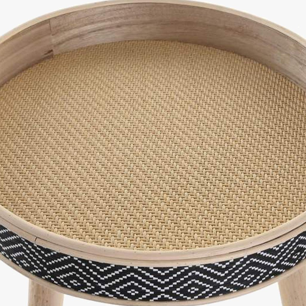 Mesa de Apoio Madeira 41x41x50 JASMIN - Gato Preto