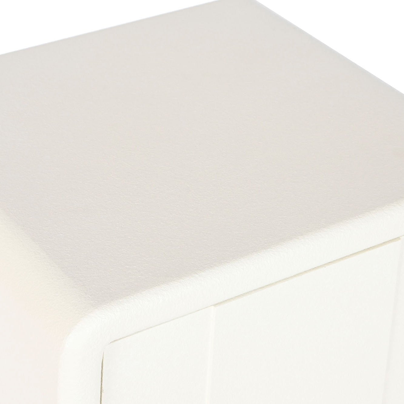 Mesa de Cabeceira Branca Uma Porta ZENA - Gato Preto