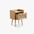 Mesa de cabeceira rattan 40x30x55cm CARTAGO - Gato Preto
