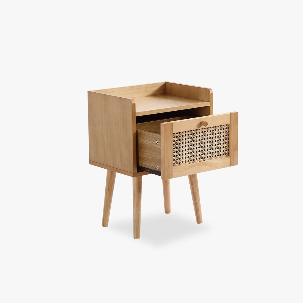 Mesa de cabeceira rattan 40x30x55cm CARTAGO - Gato Preto