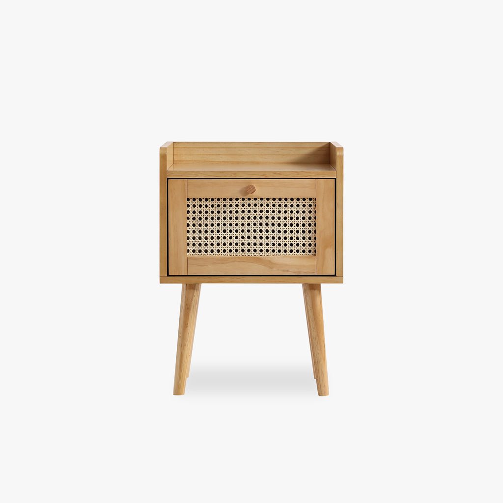 Mesa de cabeceira rattan 40x30x55cm CARTAGO - Gato Preto