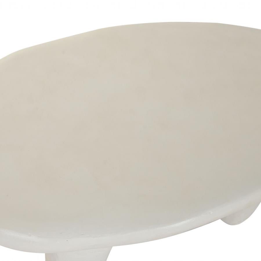 Mesa de Centro Branca ZENA - Gato Preto