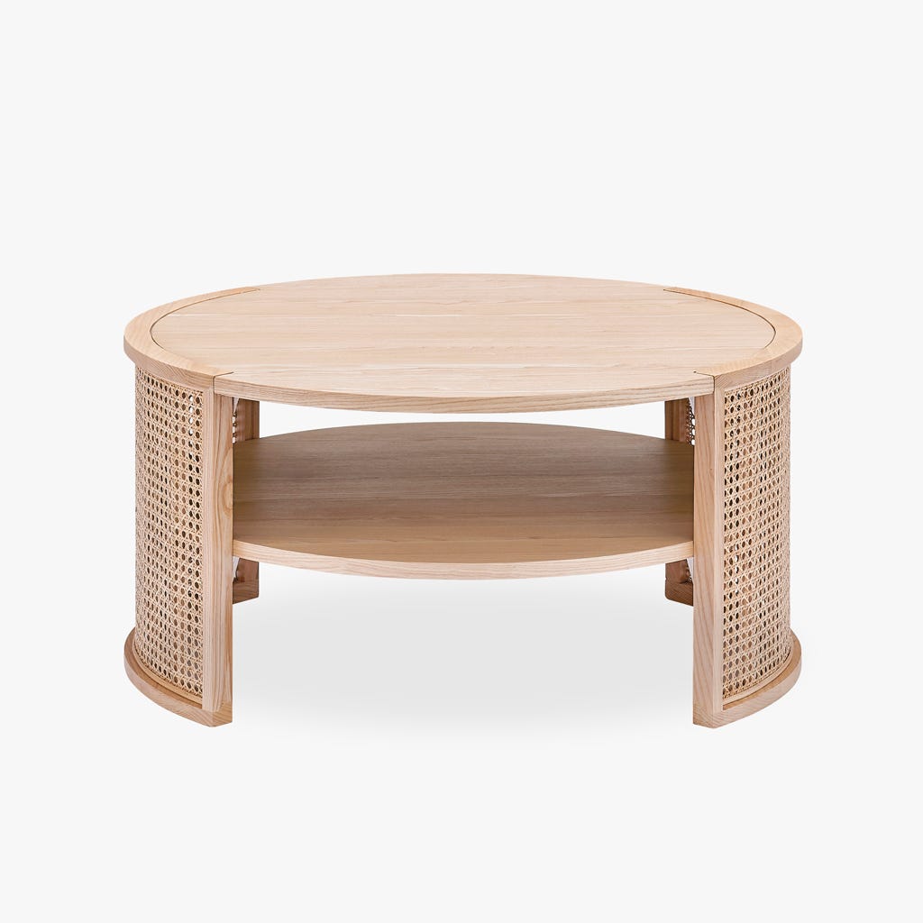 Mesa de centro rattan 80x40cm CARTAGO - Gato Preto